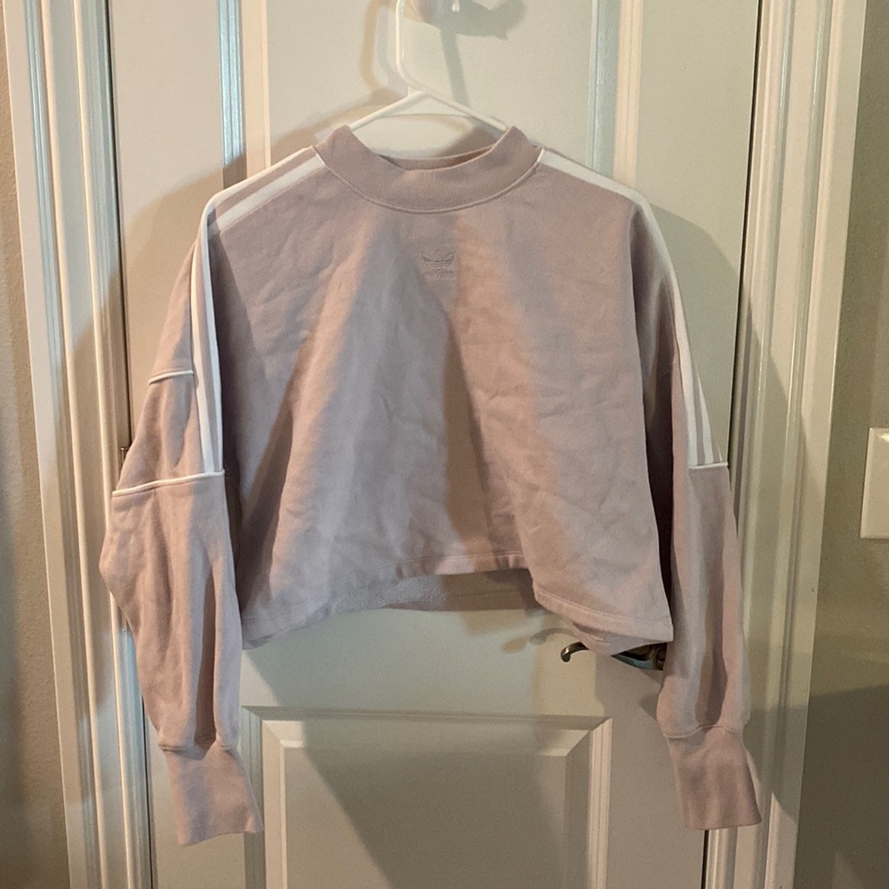 Adidas . Crop . Sweatshirt